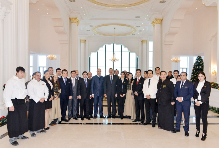 Ильхам Алиев принял участие в открытии гостиничного комплекса "Rixos Quba Azerbaijan" (ФОТО)