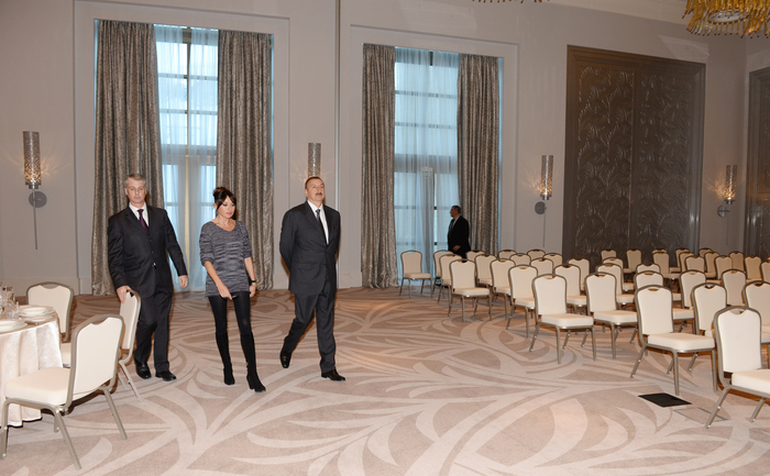 Azerbaijani President Ilham Aliyev opens “Shahdag”, “Pik Palas” hotels, and attends event dedicated to sports results of 2013 in Gusar District (PHOTO)