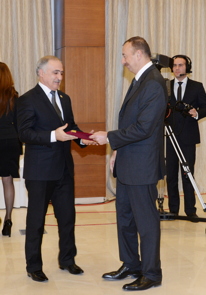 Azerbaijani President Ilham Aliyev opens “Shahdag”, “Pik Palas” hotels, and attends event dedicated to sports results of 2013 in Gusar District (PHOTO)