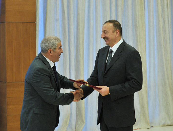 Azerbaijani President Ilham Aliyev opens “Shahdag”, “Pik Palas” hotels, and attends event dedicated to sports results of 2013 in Gusar District (PHOTO)