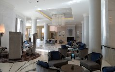 Azerbaijani President Ilham Aliyev opens “Shahdag”, “Pik Palas” hotels, and attends event dedicated to sports results of 2013 in Gusar District (PHOTO)