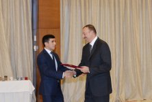 Azerbaijani President Ilham Aliyev opens “Shahdag”, “Pik Palas” hotels, and attends event dedicated to sports results of 2013 in Gusar District (PHOTO)