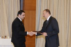 Azerbaijani President Ilham Aliyev opens “Shahdag”, “Pik Palas” hotels, and attends event dedicated to sports results of 2013 in Gusar District (PHOTO)