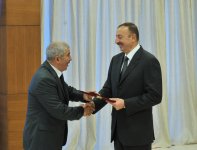 Azerbaijani President Ilham Aliyev opens “Shahdag”, “Pik Palas” hotels, and attends event dedicated to sports results of 2013 in Gusar District (PHOTO)