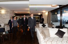 Azerbaijani President Ilham Aliyev opens “Shahdag”, “Pik Palas” hotels, and attends event dedicated to sports results of 2013 in Gusar District (PHOTO)