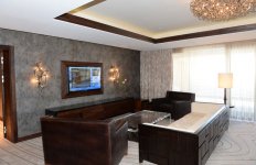 Azerbaijani President Ilham Aliyev opens “Shahdag”, “Pik Palas” hotels, and attends event dedicated to sports results of 2013 in Gusar District (PHOTO)