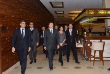 Azerbaijani President Ilham Aliyev opens “Shahdag”, “Pik Palas” hotels, and attends event dedicated to sports results of 2013 in Gusar District (PHOTO)