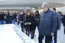 Лейла Алиева приняла участие в церемонии открытия проекта "KÜKNAR" Центра Гейдара Алиева (ФОТО)