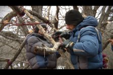 Участники экстремального реалити-шоу "Sinaq" попали в снегопад и замерзли  (ФОТО)