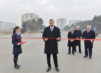 Президент Азербайджана принял участие в открытии автодороги Забрат-Кюрдаханы-Пиршаги после реконструкции (ФОТО)