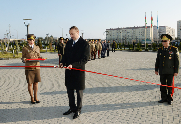 Президент Азербайджана принял участие в открытии Академии МЧС (ФОТО)