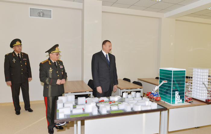 Президент Азербайджана принял участие в открытии Академии МЧС (ФОТО)