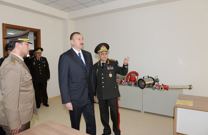 Президент Азербайджана принял участие в открытии Академии МЧС (ФОТО)