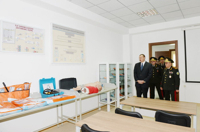 Президент Азербайджана принял участие в открытии Академии МЧС (ФОТО)