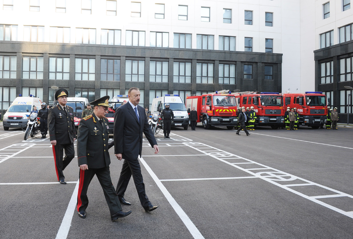 Президент Азербайджана принял участие в открытии Академии МЧС (ФОТО)