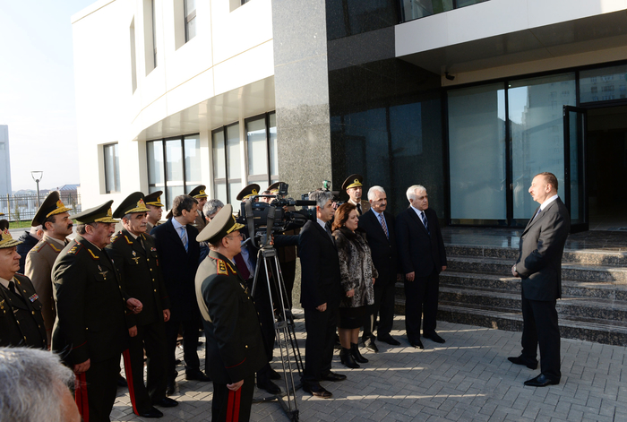 Президент Азербайджана принял участие в открытии Академии МЧС (ФОТО)
