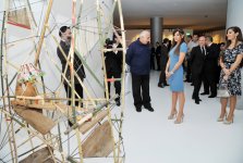 Мехрибан Алиева приняла участие в открытии выставки "Fly to Baku. Современное искусство Азербайджана" в Центре Гейдара Алиева (ФОТО)