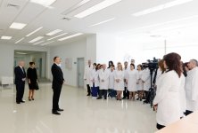 Ильхам Алиев и его супруга приняли участие в открытии Бакинского оздоровительного центра (ФОТО)