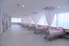 Ильхам Алиев и его супруга приняли участие в открытии Бакинского оздоровительного центра (ФОТО)