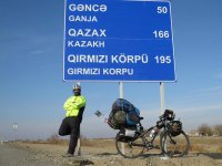 Рамиль Зиядов достиг Грузии - мировое велотурне "Во имя Азербайджана" (фото)