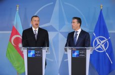 Президент Ильхам Алиев: Отношения Азербайджана и НАТО повысились до уровня стратегического сотрудничества (ФОТО)