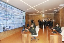 Президент Азербайджана ознакомился с работами по строительству и реконструкции в военном городке Особой государственной службы охраны (ФОТО)