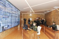 Президент Азербайджана ознакомился с работами по строительству и реконструкции в военном городке Особой государственной службы охраны (ФОТО)