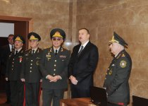 Президент Азербайджана ознакомился с работами по строительству и реконструкции в военном городке Особой государственной службы охраны (ФОТО)