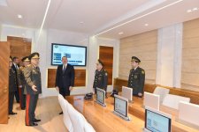 Президент Азербайджана ознакомился с работами по строительству и реконструкции в военном городке Особой государственной службы охраны (ФОТО)