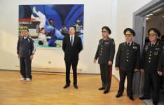 Президент Азербайджана ознакомился с работами по строительству и реконструкции в военном городке Особой государственной службы охраны (ФОТО)