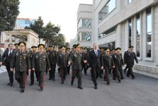 Президент Азербайджана ознакомился с работами по строительству и реконструкции в военном городке Особой государственной службы охраны (ФОТО)