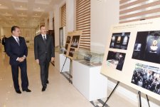 Президент Ильхам Алиев принял участие в открытии ряда объектов в Гяндже (ФОТО)