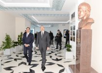 Президент Ильхам Алиев принял участие в открытии ряда объектов в Гяндже (ФОТО)