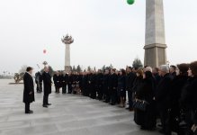 Президент Ильхам Алиев: В Азербайджане все сферы – образование, здравоохранение, общественные процессы развиваются в очень позитивном направлении (ФОТО)
