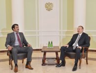 Ильхам Алиев встретился с Эмиром Катара (ФОТО)