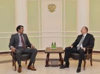 Ильхам Алиев встретился с Эмиром Катара (ФОТО)