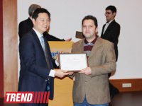 АМИ Trend удостоено почетным дипломом "Дом молодежи, культуры, искусства и науки Азербайджана" (ФОТО)