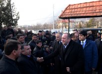 Президент Грузии побывал в Гахском районе (ФОТО)