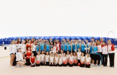 Президент Ильхам Алиев и его супруга ознакомились с ходом строительных работ на Национальной гимнастической арене в Баку (ФОТО)