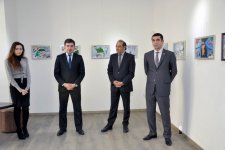 В Баку проходит выставка детского рисунка, посвященная Ходжалинской трагедии (ФОТО)