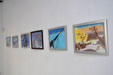 В Баку проходит выставка детского рисунка, посвященная Ходжалинской трагедии (ФОТО)