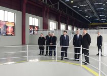 Президент Азербайджана принял участие в открытии завода по переработке меди в Сумгайыте (ФОТО)