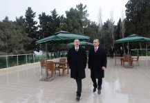 Ильхам Алиев ознакомился с ходом работ по благоустройству и реконструкции, проводимых в Сумгайытском городском парке культуры и отдыха имени Насими (ФОТО)