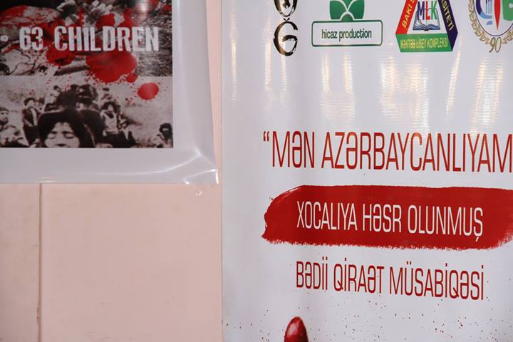 В театре YUĞ прошел конкурс юных чтецов, посвященный Ходжалинской трагедии (ФОТО)