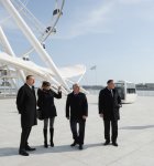 Президент Азербайджана и его супруга приняли участие в открытии в Баку современного аттракциона-панорамы (ФОТО)