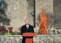 Президент Ильхам Алиев: Азербайджан всегда был верен своим национальным ценностям, всегда оберегал их (ФОТО)