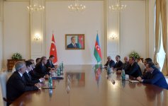 В Баку состоялась совместная пресс-конференция Президента Азербайджана и Премьера Турции (ФОТО)