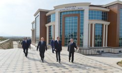 Azerbaijani president attends opening of new building of Nakhchivan International Airport