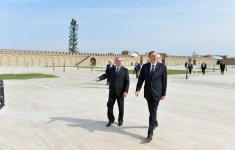 Azerbaijani president visits Nakhchivangala History and Architecture Museum Complex