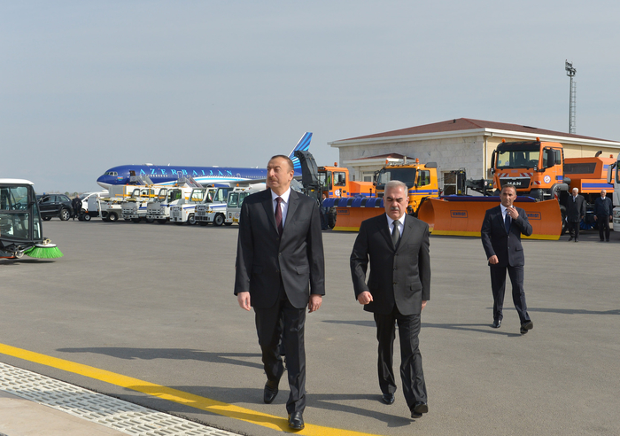 Azerbaijani president attends opening of new building of Nakhchivan International Airport